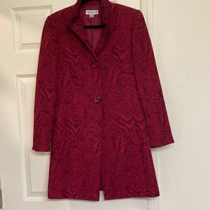Duster style pattern blazer